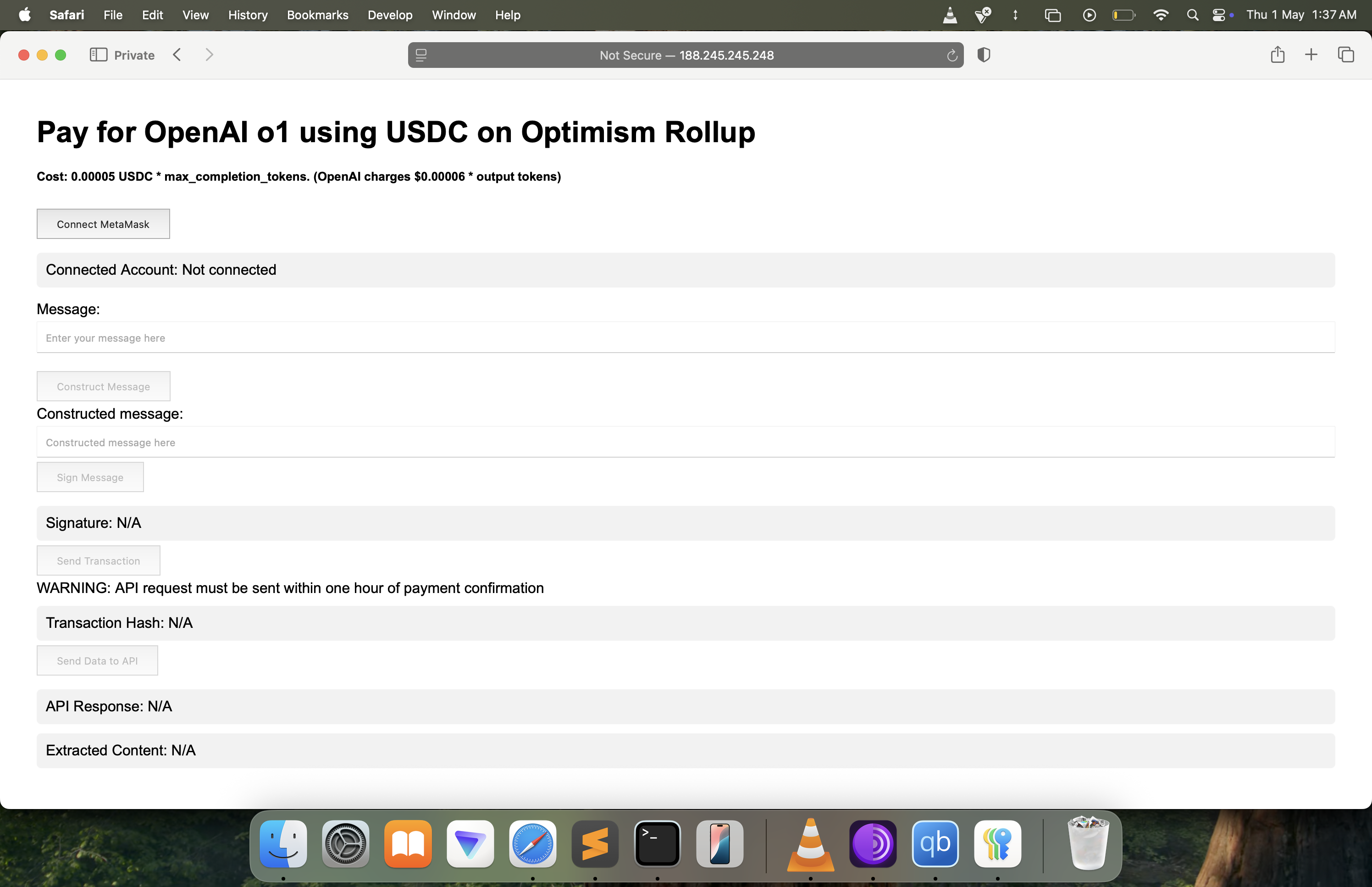 Tokens for tokens Screenshot